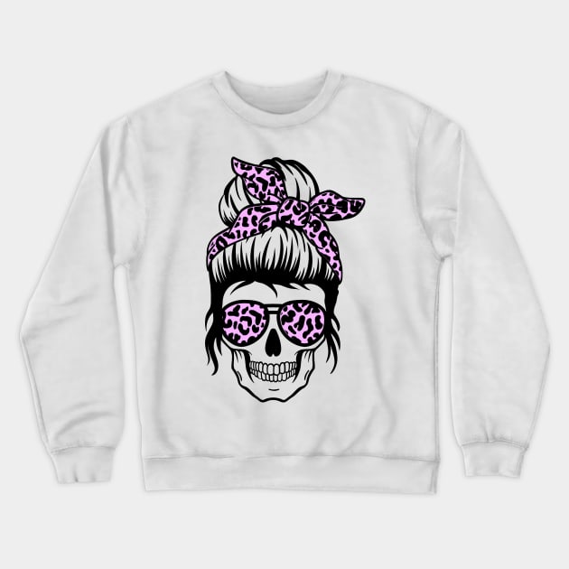 Mom Skull Crewneck Sweatshirt by Satic